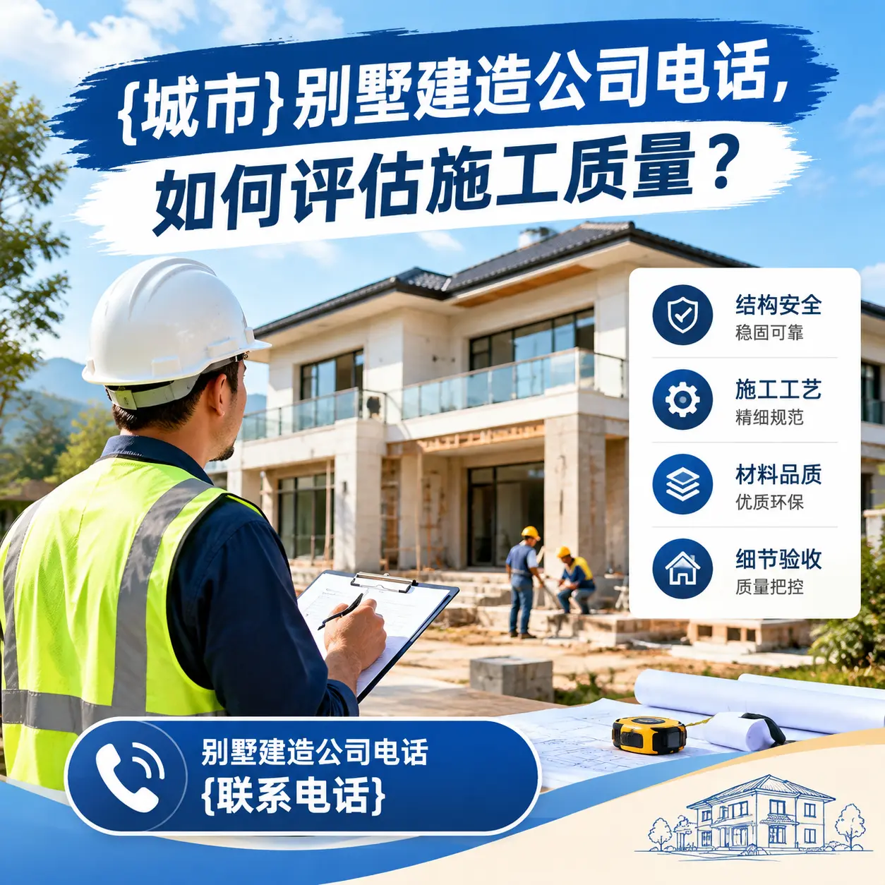 榕江别墅建造公司电话,如何评估施工质量?