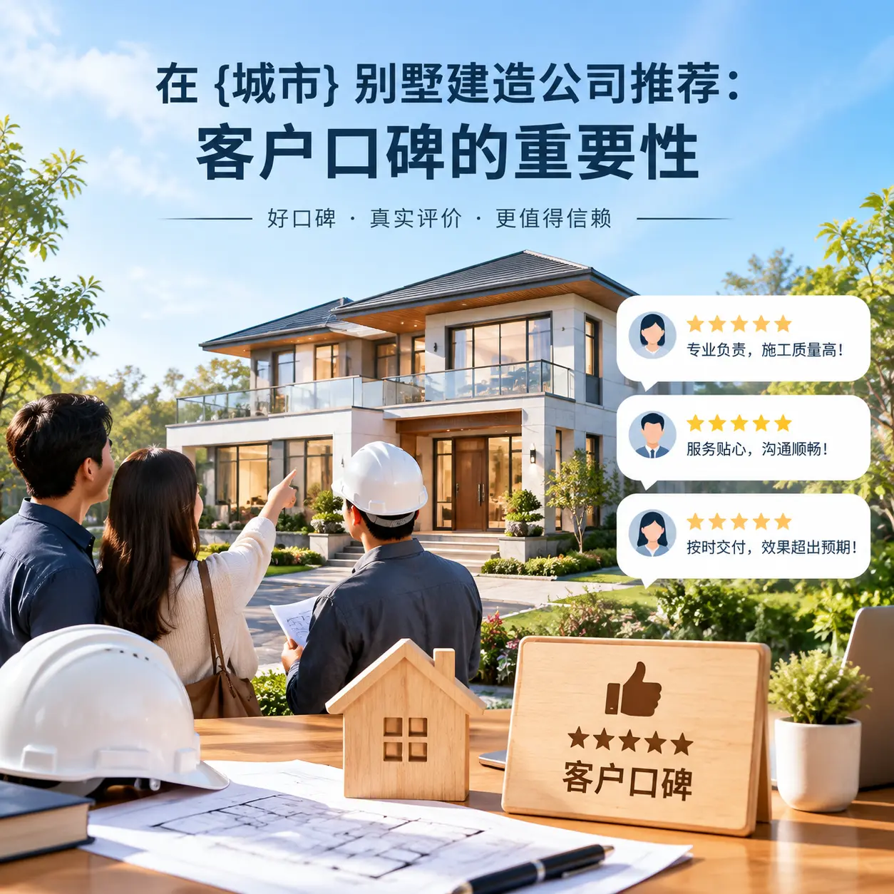 在 榕江 别墅建造公司推荐：客户口碑的重要性