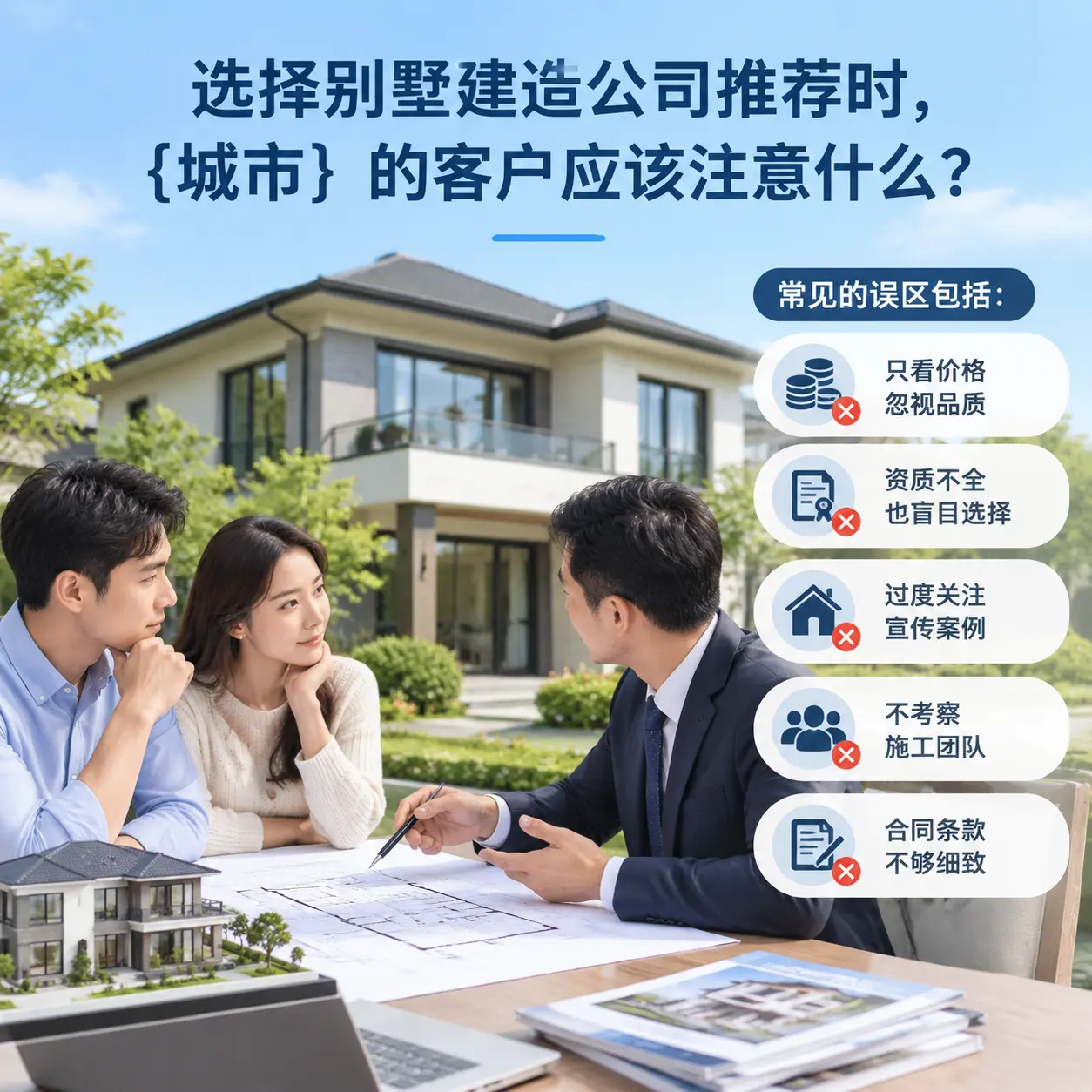 选择别墅建造公司推荐时，榕江 的客户应该注意什么？